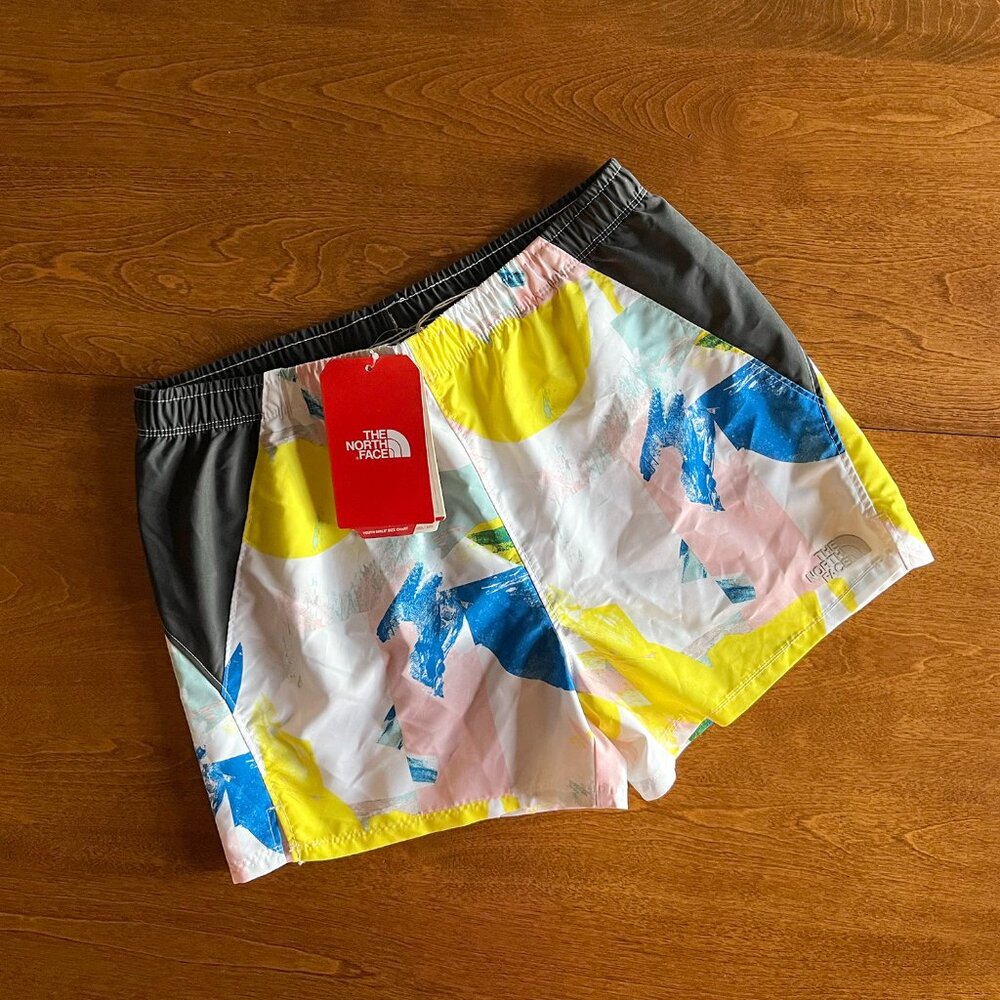 The North Face multicolor water shorts L 14/16 NWT